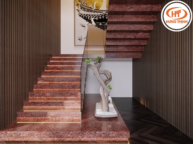 đá granite ốp cầu thang